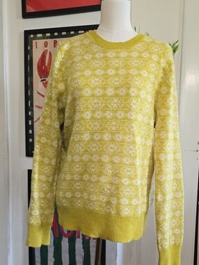 Vintage Gap Lambswool Fair Isle Sweater Xlt